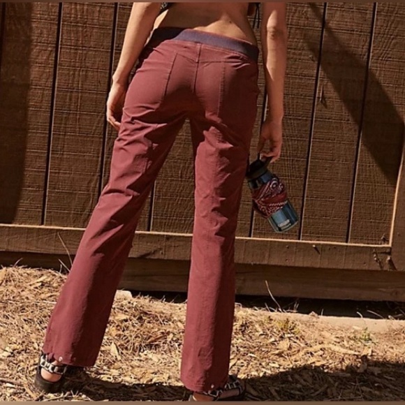 Free People Movement Cascade Flare Pants, Size Large (v) - Picture 3 of 13